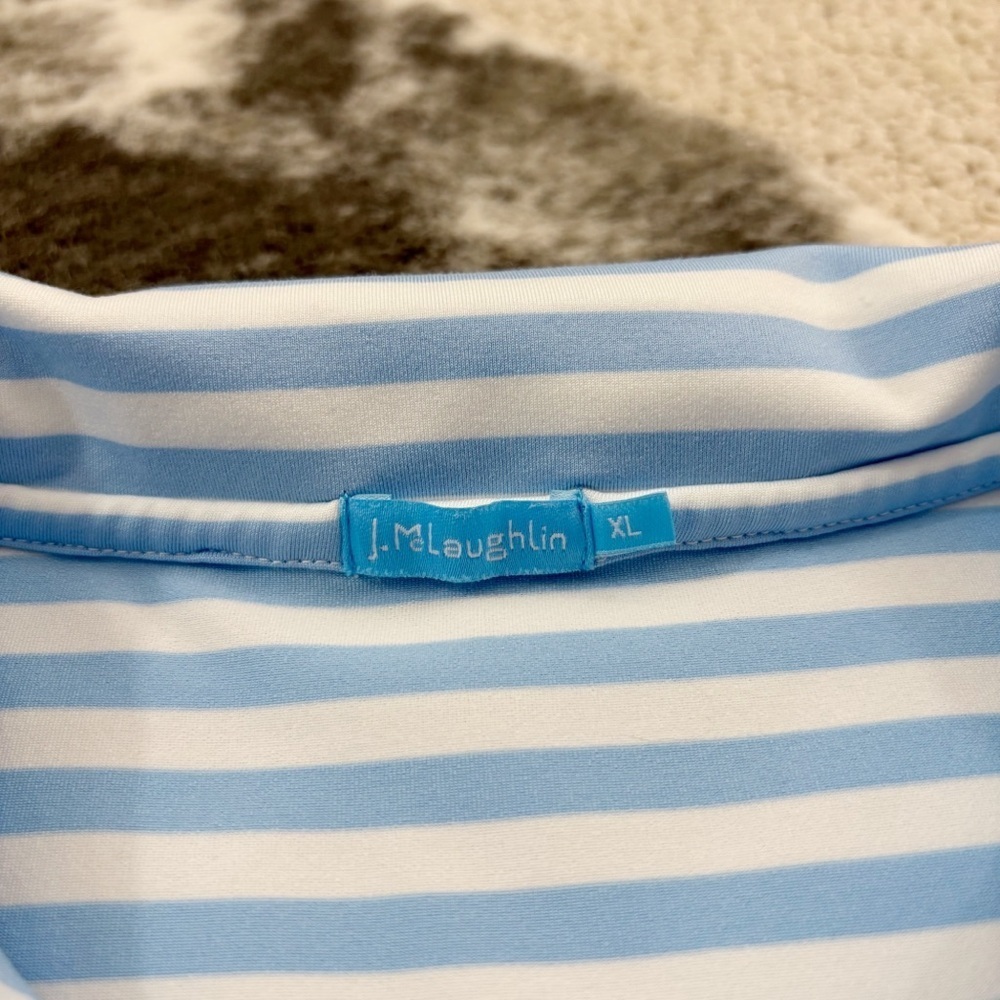 J. McLaughlin Striped Polo - Picture 5 of 10